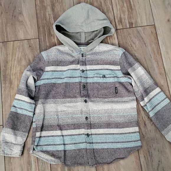 Billabong Other - Kids BILLABONG Button Up Hoodie Flannel